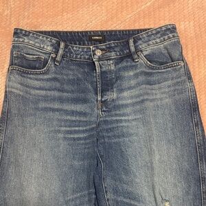 Express Straight Leg Blue Jeans